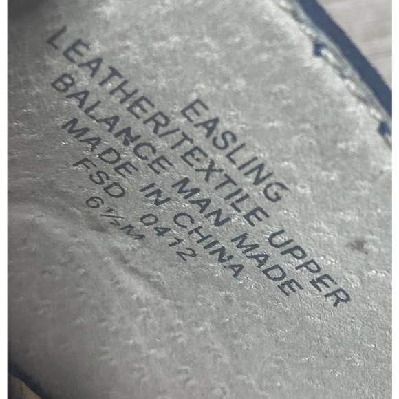 ENZO ANGIOLINI Easling Peep Toe Mary Jane Platform Pump Blue Suede Size 6.5 (M) - Picture 9 of 10